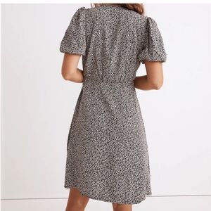 Challis Wrap Mini Dress in Tudor Floral